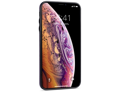 Synthetic Leather Back Cover for iPhone Xs Max - Purple