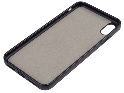 Synthetic Leather Back Cover for iPhone Xs Max - Brown