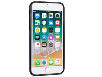 Synthetic Leather Back Cover for iPhone 6s Plus/6 Plus - Purple