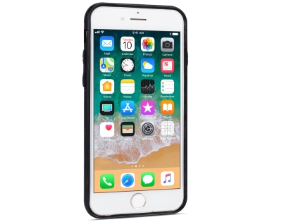 Synthetic Leather Back Cover for iPhone 6s Plus/6 Plus - Black