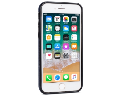 Synthetic Leather Back Cover for iPhone 6s Plus/6 Plus - Midnight Blue