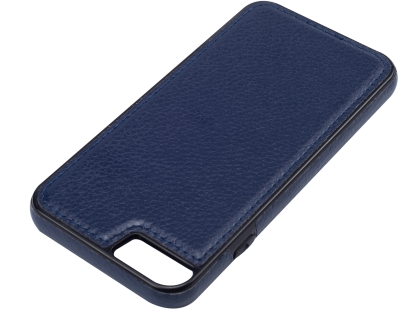Synthetic Leather Back Cover for iPhone 6s Plus/6 Plus - Midnight Blue