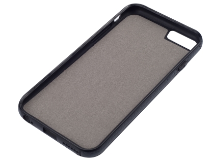 Synthetic Leather Back Cover for iPhone 6s Plus/6 Plus - Black
