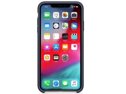 Silicone Case for Apple iPhone Xs Max - Midnight Blue