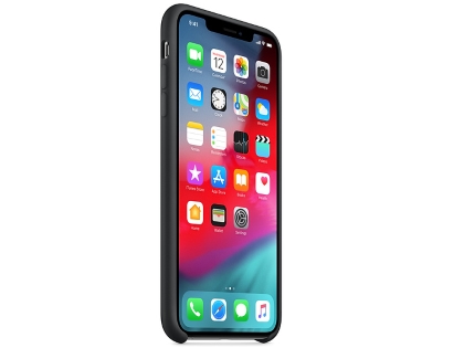 Silicone Case for Apple iPhone Xs Max - Black