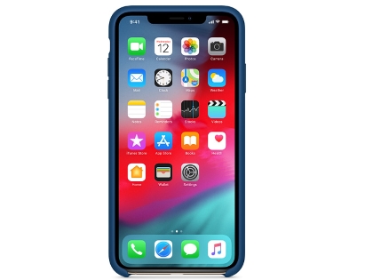 Silicone Case for Apple iPhone Xs Max - Blue Horizon