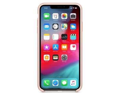 Silicone Case for Apple iPhone Xs Max - Pink Sand