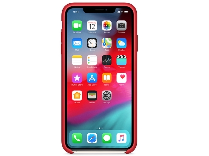 Silicone Case for Apple iPhone Xs Max - Red