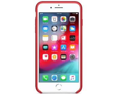 Silicone Case for Apple iPhone 7 Plus/8 Plus - Red
