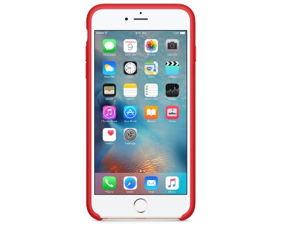 Silicone Case for Apple iPhone 6s Plus/6 Plus - Red
