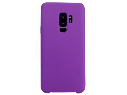 Silicone Case for Samsung Galaxy S9+ - Purple Soft Cover