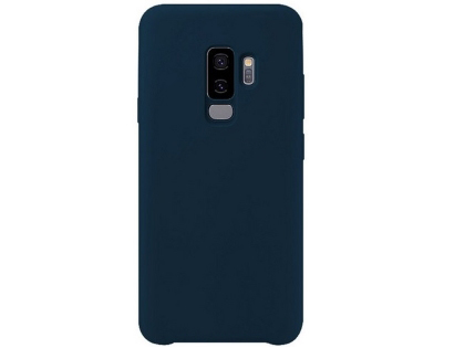 Silicone Case for Samsung Galaxy S9+ - Dark Blue Soft Cover