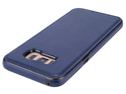 Synthetic Leather Back Cover for Samsung Galaxy S8+ - Blue