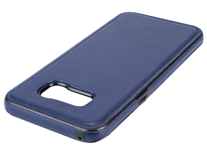 Synthetic Leather Back Cover for Samsung Galaxy S8+ - Blue