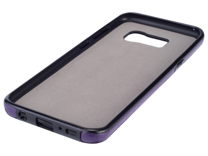 Synthetic Leather Back Cover for Samsung Galaxy S8+ - Purple