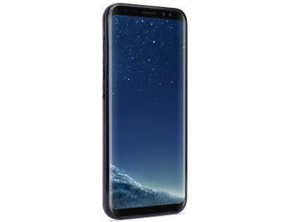Synthetic Leather Back Cover for Samsung Galaxy S8+ - Brown