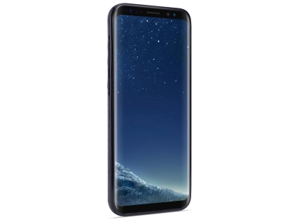 Synthetic Leather Back Cover for Samsung Galaxy S8+ - Black