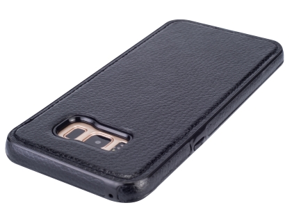 Synthetic Leather Back Cover for Samsung Galaxy S8+ - Black