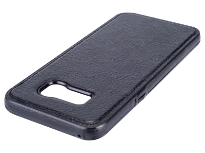 Synthetic Leather Back Cover for Samsung Galaxy S8+ - Black
