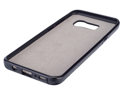 Synthetic Leather Back Cover for Samsung Galaxy S8+ - Black