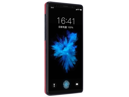 Synthetic Leather Back Cover for Samsung Galaxy Note9 - Red