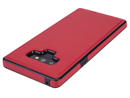 Synthetic Leather Back Cover for Samsung Galaxy Note9 - Red