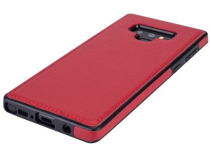 Synthetic Leather Back Cover for Samsung Galaxy Note9 - Red