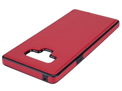 Synthetic Leather Back Cover for Samsung Galaxy Note9 - Red