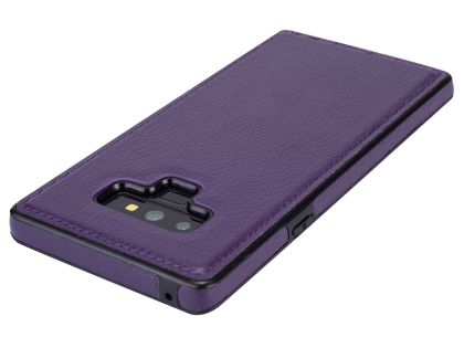 Synthetic Leather Back Cover for Samsung Galaxy Note9 - Purple