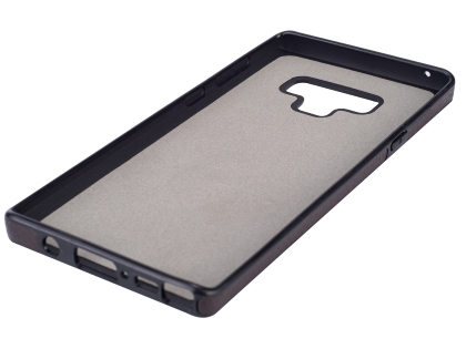 Synthetic Leather Back Cover for Samsung Galaxy Note9 - Brown