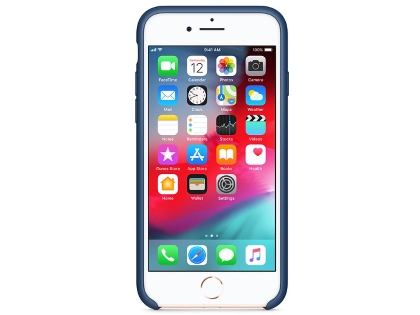Silicone Case for Apple iPhone 8/7 - Steel Blue