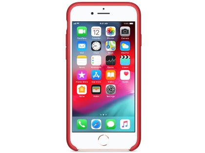 Silicone Case for Apple iPhone 8/7 - Red