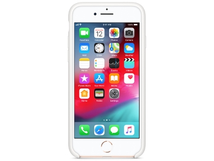 Silicone Case for Apple iPhone 8/7 - White