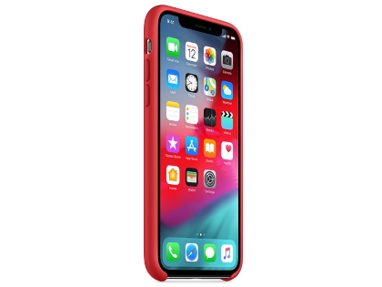 Silicone Case for Apple iPhone Xs - Red