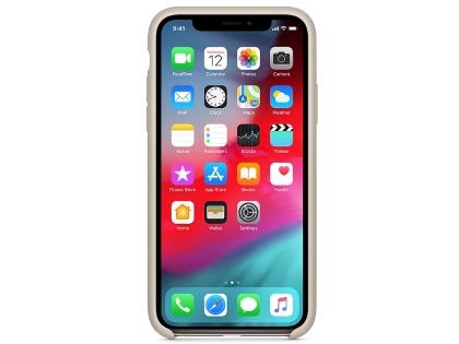 Silicone Case for Apple iPhone Xs - Stone