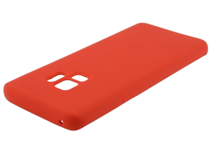 Silicone Case for Samsung Galaxy S9 - Orange Soft Cover