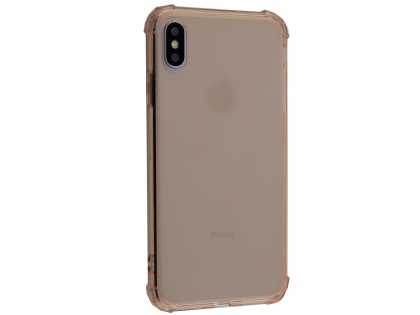 Gel Case with Bumper Edges for iPhone Xs/X - Rose Gold Soft Cover