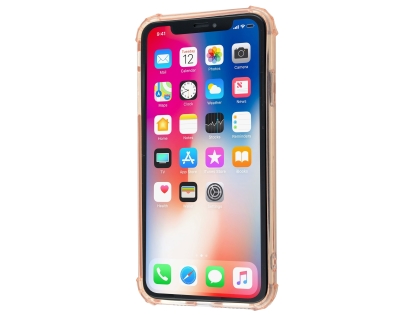 Gel Case with Bumper Edges for iPhone Xs/X - Rose Gold