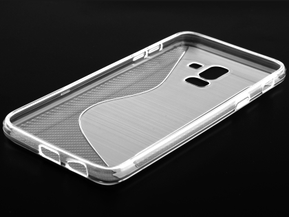 Wave Case for Samsung Galaxy J8 - Clear