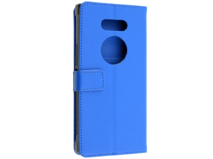 Synthetic Leather Wallet Case with Stand for Razer Phone 2 - Blue Leather Wallet Case