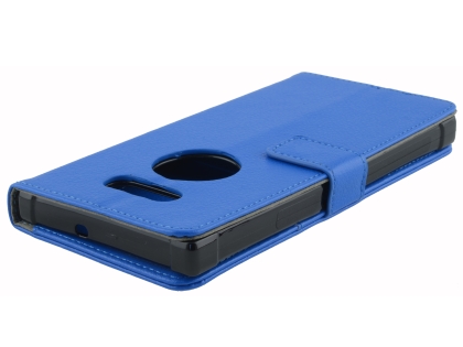 Synthetic Leather Wallet Case with Stand for Razer Phone 2 - Blue