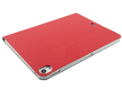 Premium Genuine Leather Slim Portfolio Case with Stand for iPad Pro 11 - Red