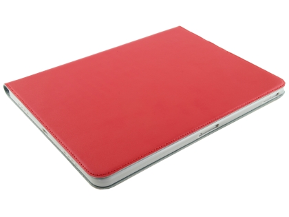 Premium Genuine Leather Slim Portfolio Case with Stand for iPad Pro 11 - Red