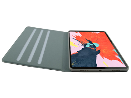 Premium Genuine Leather Slim Portfolio Case with Stand for iPad Pro 11 - Red
