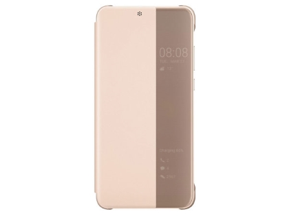 Official Huawei P20 Pro Smart View Flip Case - Pink S View Cover