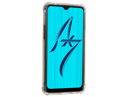 Gel Case with Bumper Edges for OPPO AX7 - Clear