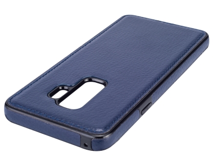 Synthetic Leather Back Cover for Samsung Galaxy S9+ - Blue