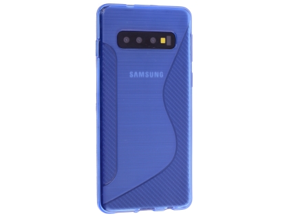 Wave Case for Samsung Galaxy S10+ - Blue Soft Cover