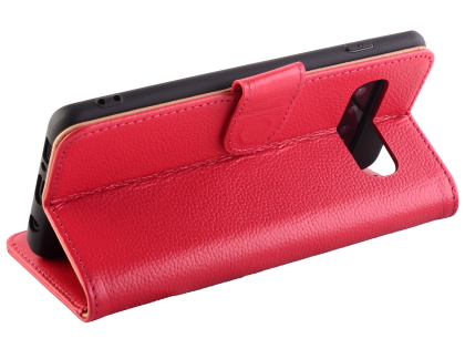Premium Leather Wallet Case for Samsung Galaxy S10+ - Pink