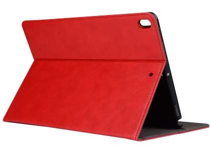 Synthetic Leather Flip Case with Stand for iPad Air 3rd Gen (2019) - Red